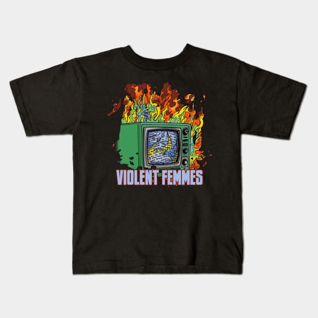 Violent Femmes Kids T-Shirt by Pixy Official